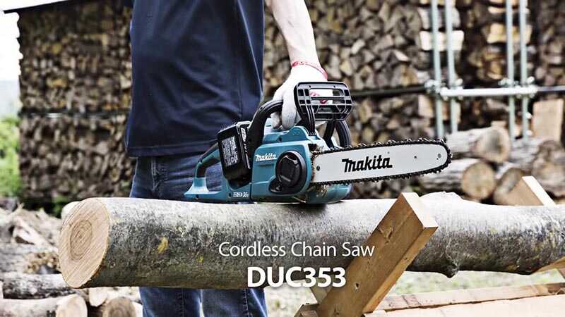 Makita DUC353Z cắt, xén gỗ chính xác, chuyên nghiệp 