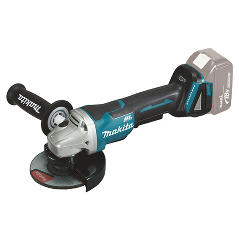 Máy mài góc Makita DGA408ZX1 sử dụng công tắc bóp dễ thao tác