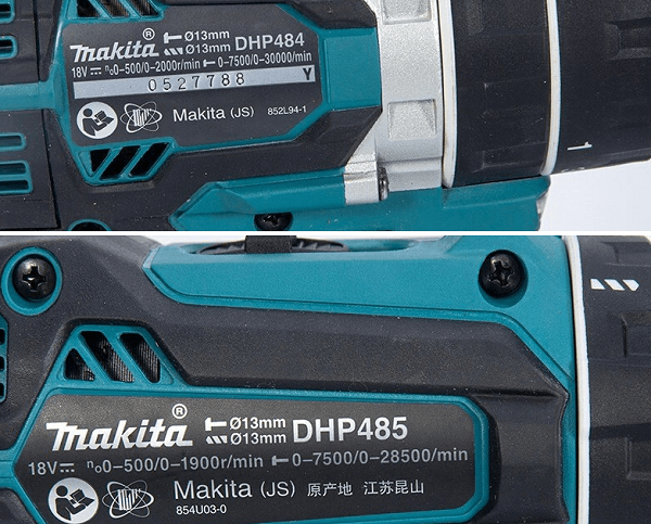 So sánh máy khoan Makita DHP484Z và Makita DHP485Z